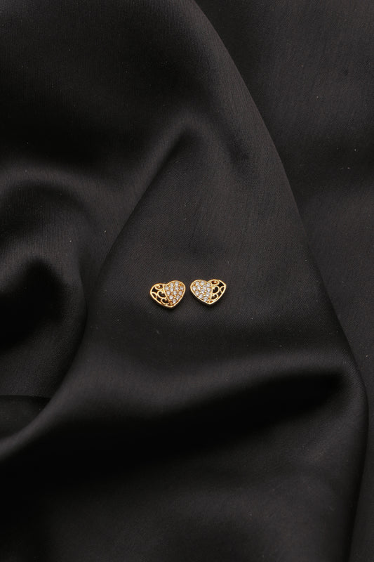 Fancy Earring with Small Heart